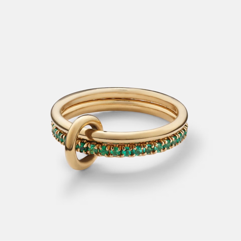 Spinelli Kilcollin Marigold 18kt gold and emerald ring